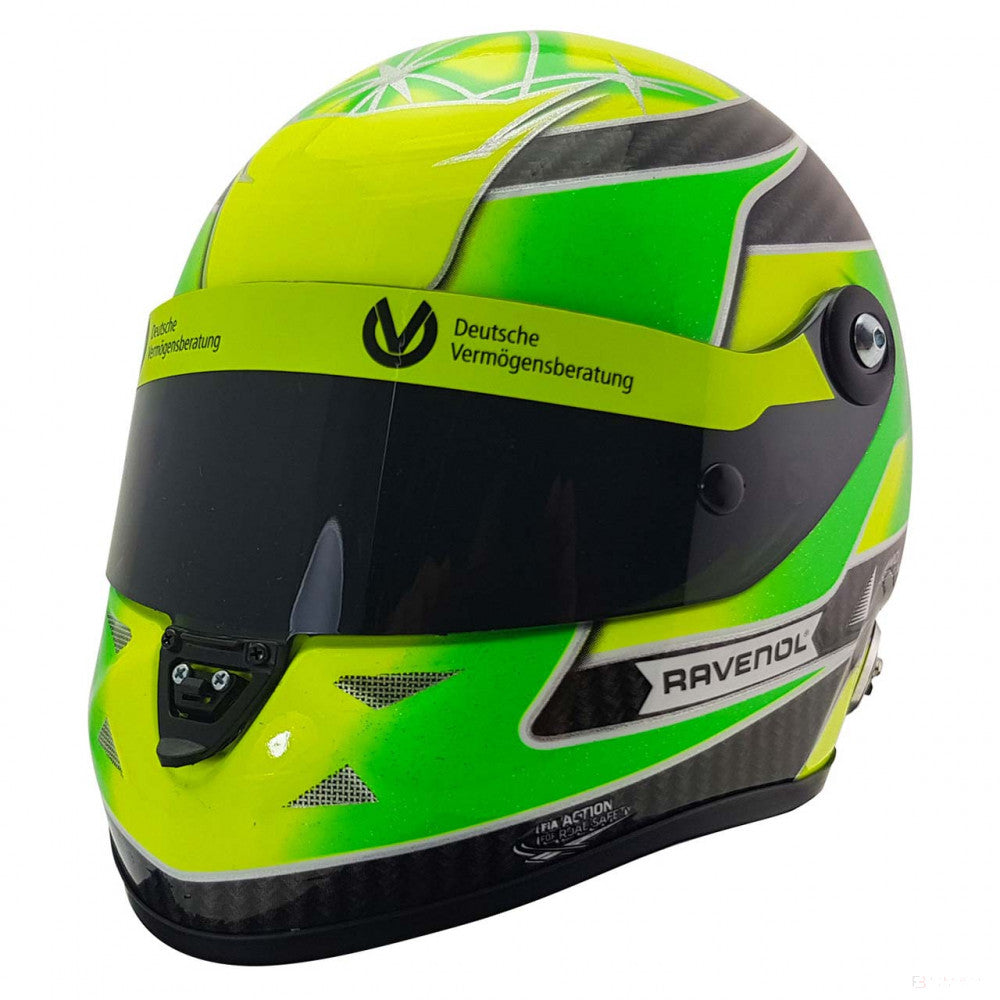 1:2, Mick Schumacher Mini casco Belgium Spa 2018 Formula 3 Champion