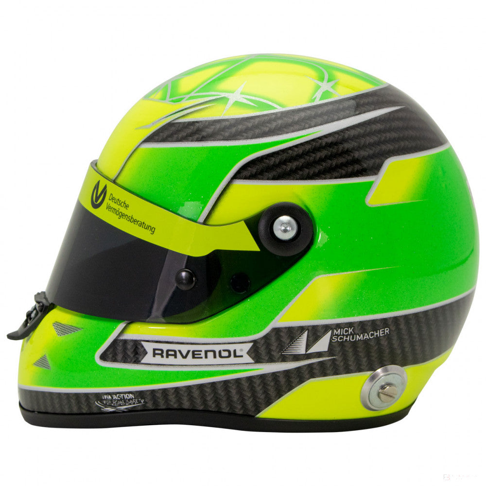 1:2, Mick Schumacher Mini casco Belgium Spa 2018 Formula 3 Champion