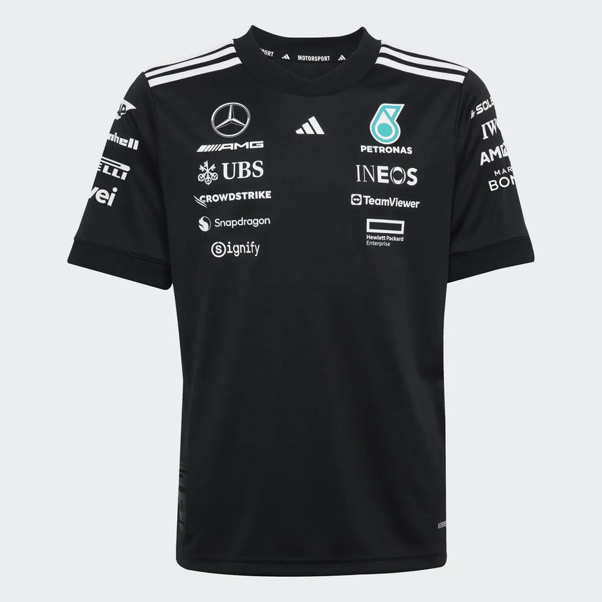 Mercedes Kurzarm-Piloten-T-Shirt – Kinder 🔥