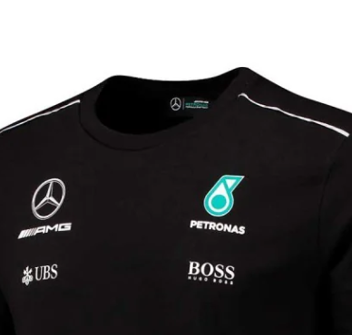 Mercedes Team-T-Shirt mit Rundhalsausschnitt für Kinder