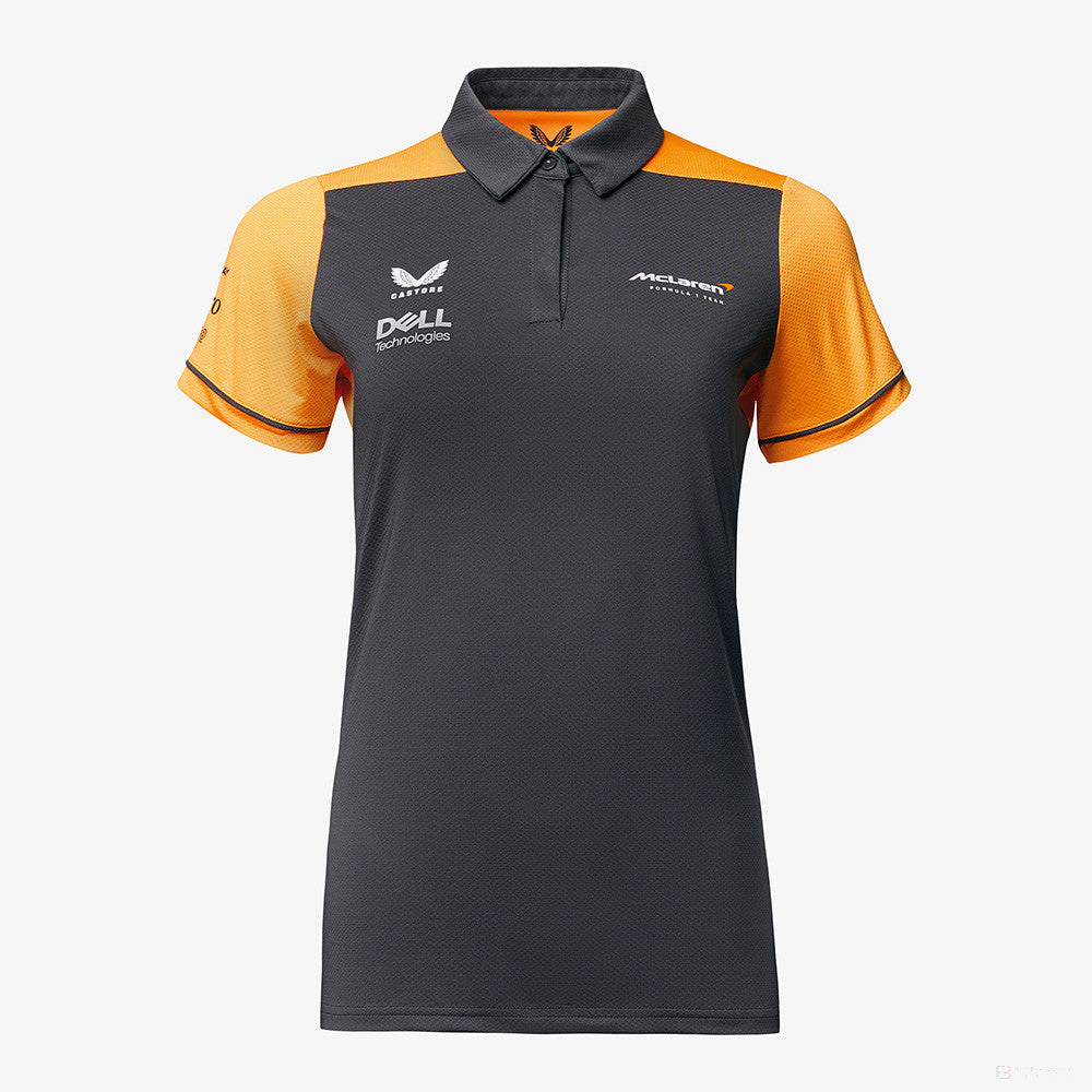 McLaren Polo per Donna, Team, Grigio, 2022