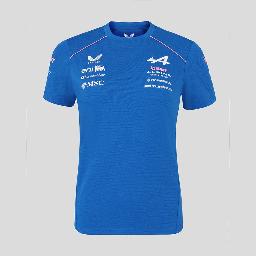 Alpine t-shirt, team, da donna, blu, 2026