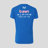 Alpine t-shirt, team, da donna, blu, 2026