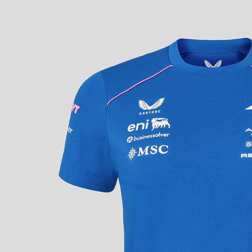 Alpine t-shirt, team, da donna, blu, 2026