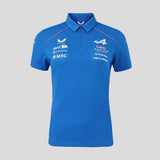 Alpine polo, team, femminile, blu, 2026