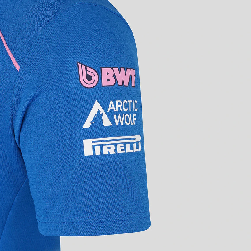 Alpine polo, team, femminile, blu, 2026