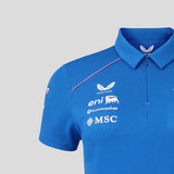 Alpine polo, team, femminile, blu, 2026