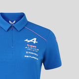 Alpine polo, team, femminile, blu, 2026