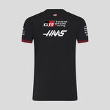 Haas F1 t-shirt, team, femminile, nero