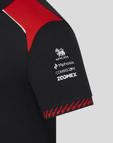 Haas F1 t-shirt, team, femminile, nero