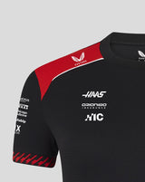 Haas F1 t-shirt, team, femminile, nero
