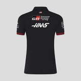 Haas F1 polo, team, da donna, nero