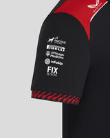 Haas F1 polo, team, da donna, nero