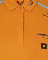 McLaren t-shirt collo camicia, Castore, squadra, donne, arancia, 2024 - FansBRANDS®