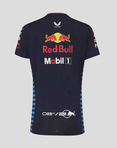 Red Bull maglietta, Castore, squadra, donne, blu, 2024