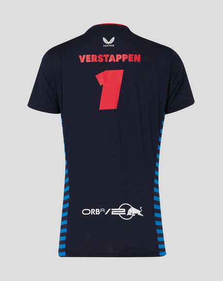 Red Bull maglietta, Castore, Max Verstappen, donne, blu, 2024