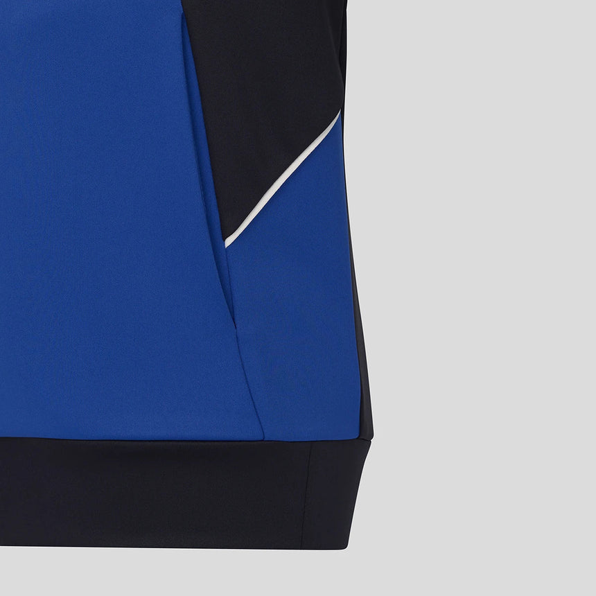 Felpa Red Bull con cappuccio, team, zip integrale, bambini, blu