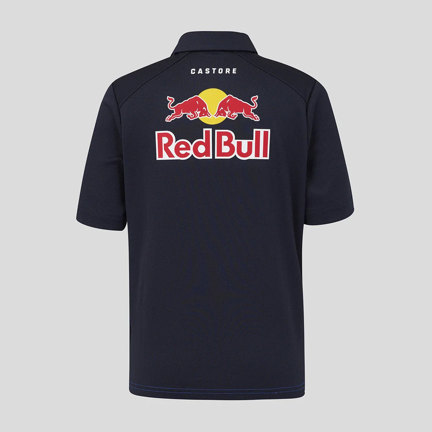 Polo Red Bull, team, Isack Hadjar, bambini, blu, 2026
