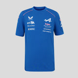 Maglietta Alpine, team, kids, blu, 2026