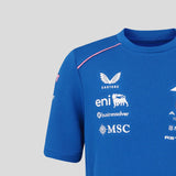 Maglietta Alpine, team, kids, blu, 2026