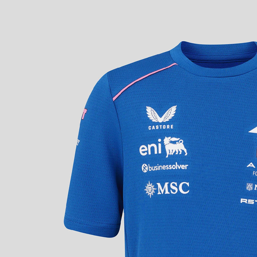 Maglietta Alpine, team, kids, blu, 2026