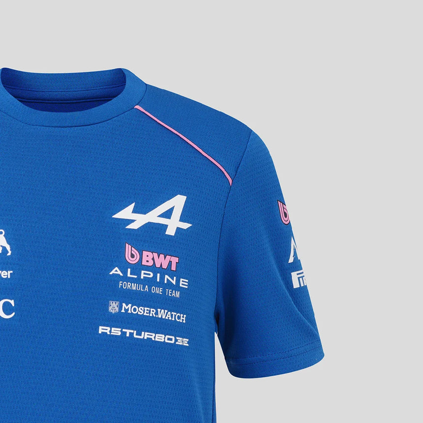 Maglietta Alpine, team, kids, blu, 2026