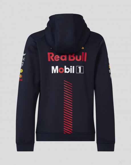 Red Bull Racing sweatshirt, hooded, team, blue, kids, 2023 - FansBRANDS®