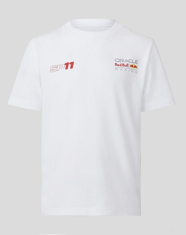 Red Bull Racing t-shirt, Sergio Perez, OP4, kids, white - FansBRANDS®