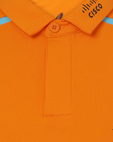 McLaren t-shirt collo camicia, Castore, squadra, bambini, arancia, 2024 - FansBRANDS®