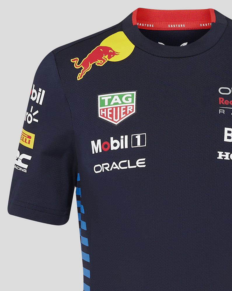 Red Bull maglietta, Castore, squadra, bambini, blu, 2024 - FansBRANDS®
