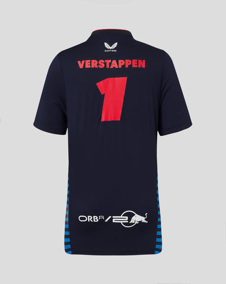Red Bull maglietta, Castore, Max Verstappen, bambini, blu, 2024