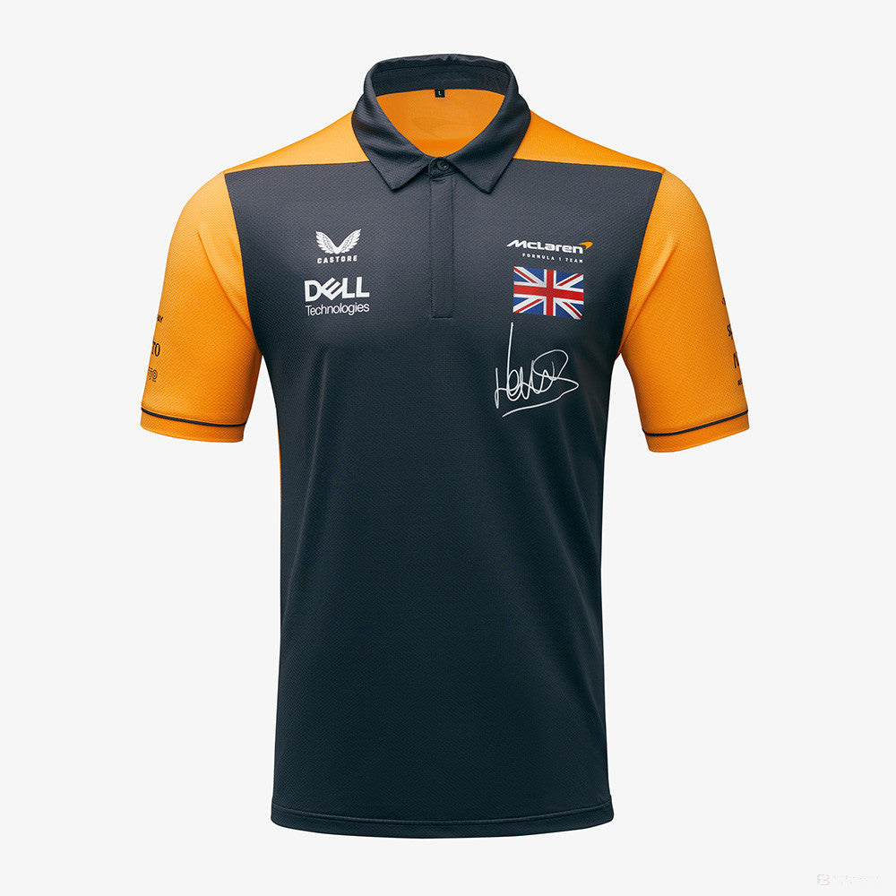 McLaren Polo, Lando Norris Team, Grigio, 2022