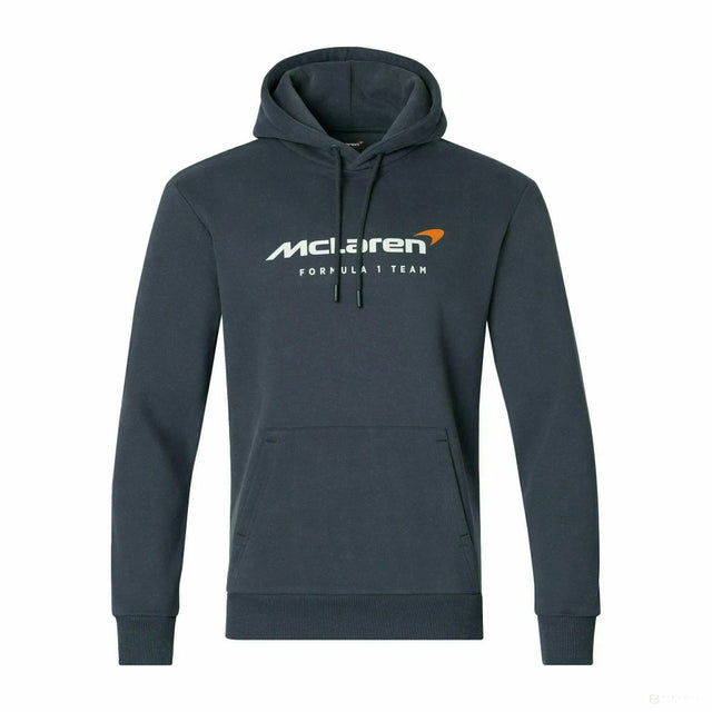 McLaren sweater, hooded, core essentials, phantom - FansBRANDS®