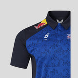 Red Bull polo, team, Isack Hadjar, blu