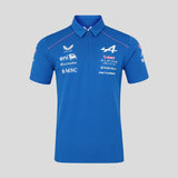 Polo Alpine, team, blu, 2026