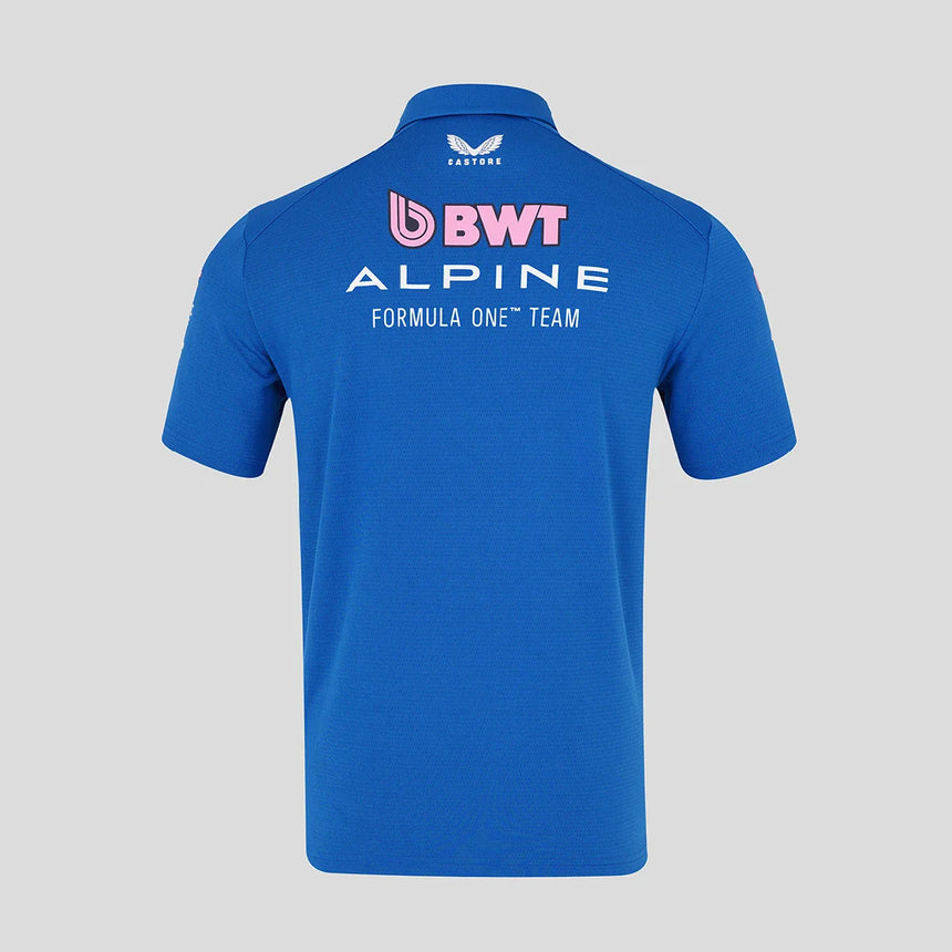 Polo Alpine, team, blu, 2026