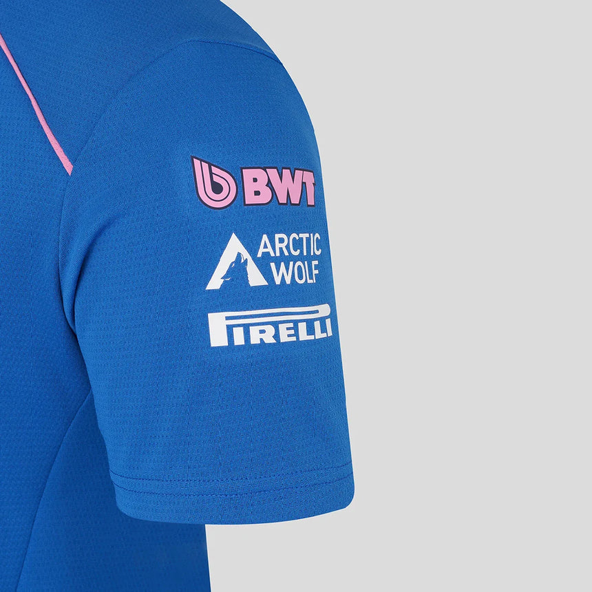 Polo Alpine, team, blu, 2026