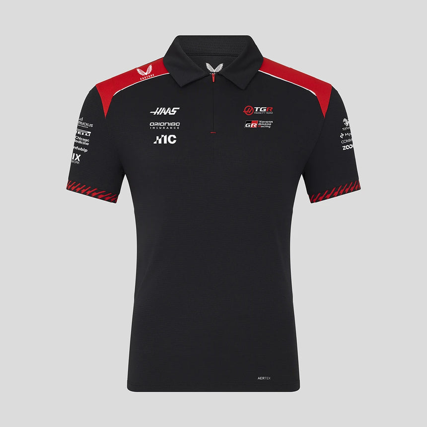 Haas F1 polo, team, nero