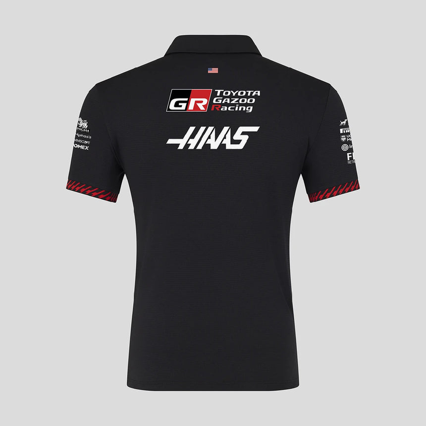 Haas F1 polo, team, nero