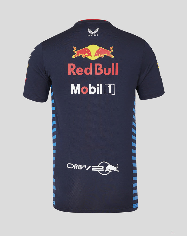 Red Bull maglietta, Castore, squadra, blu, 2024 - FansBRANDS®
