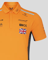 McLaren t-shirt collo camicia, Castore, Lando Norris, arancia - FansBRANDS®