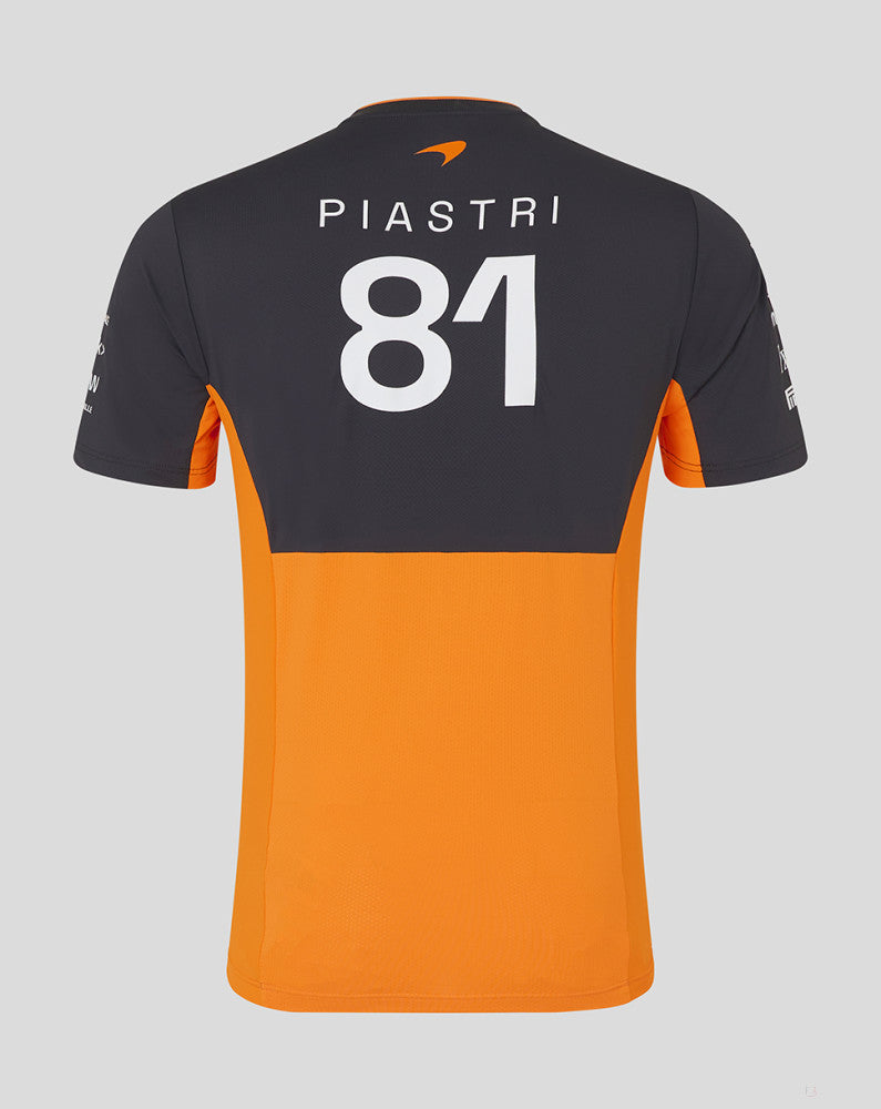 McLaren maglietta, Castore, Oscar Piastri, arancia - FansBRANDS®