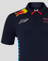 Red Bull t-shirt collo camicia, Castore, Max Verstappen, blu, 2024 - FansBRANDS®