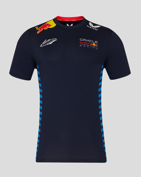 Red Bull maglietta, Castore, Max Verstappen, blu, 2024 - FansBRANDS®