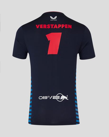 Red Bull maglietta, Castore, Max Verstappen, blu, 2024