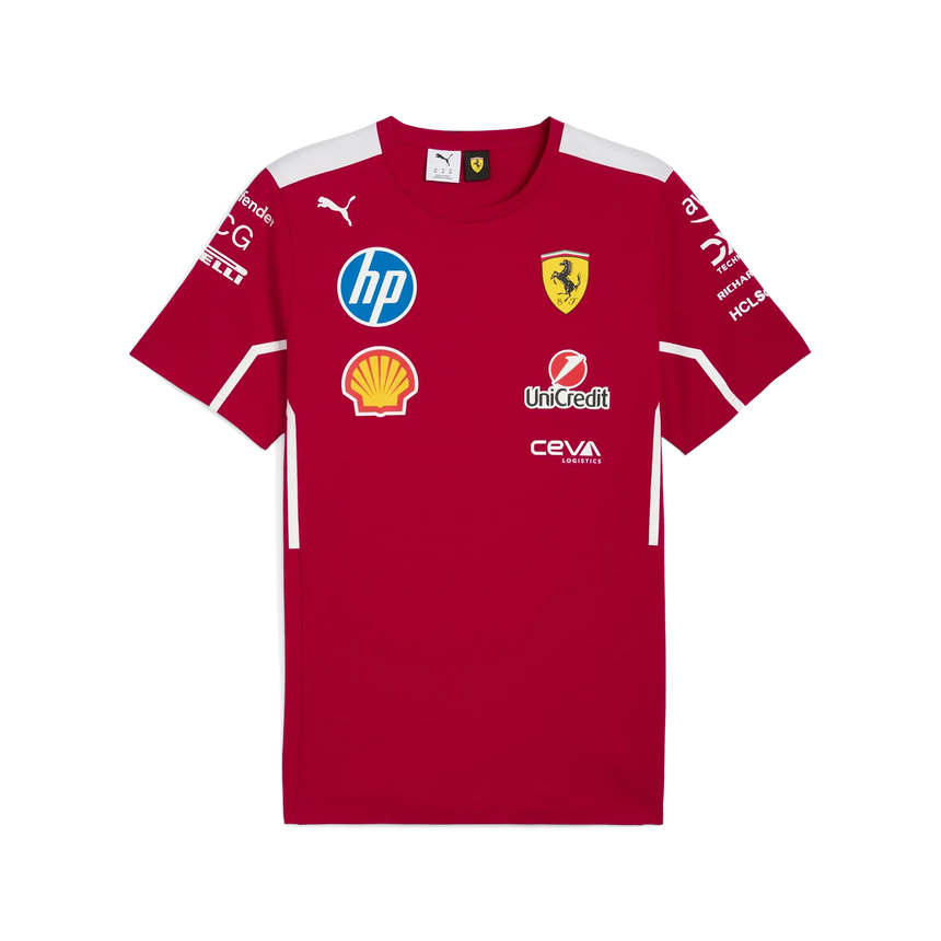 Scuderia Ferrari Team Rundhals-T-Shirt 🔥