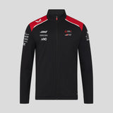 Haas F1 softshell jacket, team, nero