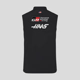 Haas F1 gilet, team, nero
