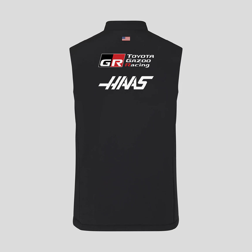 Haas F1 gilet, team, nero