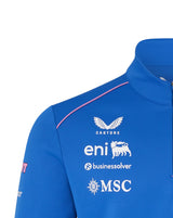 Alpine Sweatshirt, team, zip a 1/4, blu